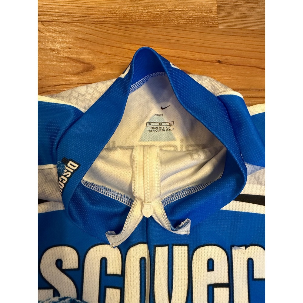 Nike Discovery Channel Pro Cycling Team Jersey Mens XL Blue White - Picture 3 of 7